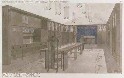 Design til en spisestue, 1901